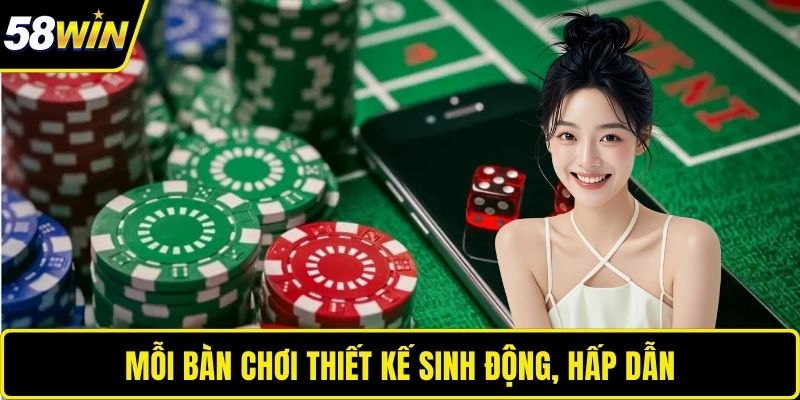 Casino Sodo - Sảnh Cược Cho Người Yêu Xóc Đĩa, Mini Game Mỗi bàn chơi thiết kế sinh động, hấp dẫn
