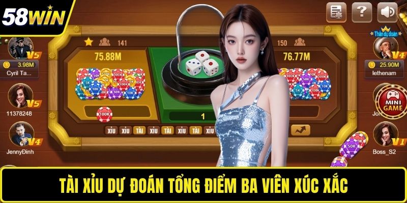 Casino Sodo - Sảnh Cược Cho Người Yêu Xóc Đĩa, Mini Game Tài Xỉu dự đoán tổng điểm ba viên xúc xắc