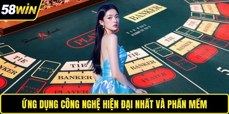 Ứng dụng công nghệ hiện đại nhất và phần mềm 